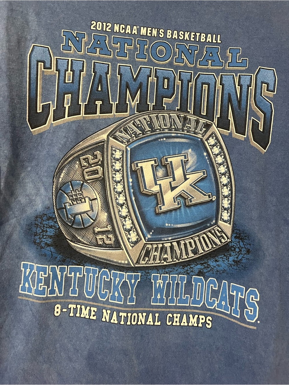 Hanes Kentucky Wildcats 2012 NCAA National Champions Graphic Tee *Vintage